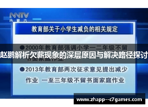 赵鹏解析欠薪现象的深层原因与解决路径探讨 赵鹏解析欠薪现象的深层原因与解决路径探讨