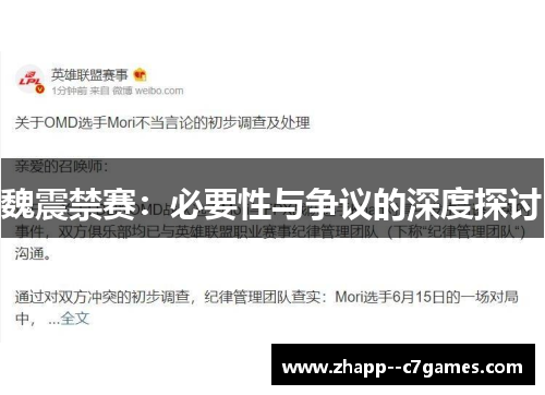 魏震禁赛：必要性与争议的深度探讨